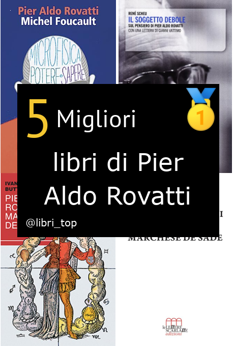 Migliori libri di Pier Aldo Rovatti