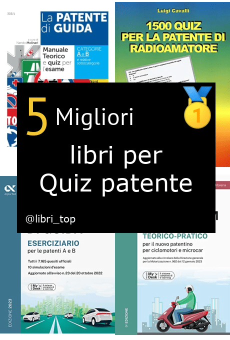 Migliori libri per Quiz patente